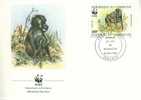 W0502 Mandrill Papio Leucophaeus 1988 Cameroun FDC Premier Jour WWF - Mono