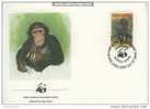 W0453 Chimpanze Pan Troglodytes Sierra Leone 1983 FDC Premier Jour WWF - Affen