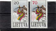 LITUANIA  - Serie N. 415/16**,Yvert, Conquista Dell'Everest Di Alpinistii Lituani - Arrampicata