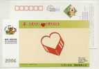 CN 06 International Day Of Disabled Persons Advertising Postal Stationery Card Warm Heart Care Disabled Persons - Handicaps