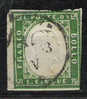 Q620.-.SARDINIA  .- 1855-1863 .- SCOTT: # 10  .- USED . VALUE: US$ 11.50 - Sardaigne