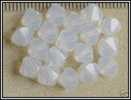 Lot De 10 Toupies Swarovski 6mm White Opal Perles En Cristal Véritable - Parels