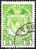 Liechtenstein Mi 5 Landeswappen / Coat Of Arms 1917 - Used Stamps