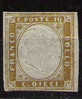 Q529.-.SARDINIA .-  1855   .-  SCOTT # 11d  .-  MINT  STAMP.-. SCV: US$ 240 ++  .-.   .SEE SCAN PLEASE. - Sardegna