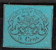 Q527.-.ROMAN STATES.-  1867   .-  SCOTT # 14a .-  MINT  STAMP. SCV: US$ 260.00 ++  .SEE SCAN PLEASE. - Papal States