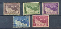 Belgie Ocb Nr : 249 - 253 * Met Scharnier (zie Scan) - Unused Stamps