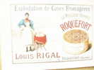 12 ROQUEFORT LOUIS RIGAL 1895 REPRODUCTION - Roquefort