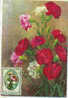 Italy-1966 Flowers Maximum Card - Cartas Máxima