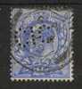 Royaume-Uni  1909   N° YT 110   -   Cote 3 Euros   - Perfin  /  Perforé  / Perforated  :  CIC - Perfins