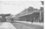 07 // ARDECHE / LE TEIL / La Gare, Papeterie Chapuis, (vue Intérieure, Arrivée D'un Train) / ANIMEE - Le Teil