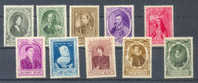 Belgie Ocb Nr : 573 - 582  **  (zie Scan) - Unused Stamps