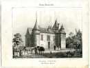 "CHATEAU D´OLIVIER" (GIRONDE) . LITHO DU XIXe S. - Lithographies