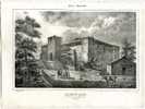 "CHATEAU DU BREUIL" (LESPARRE, GIRONDE) . LITHO DU XIXe S. - Lithographies