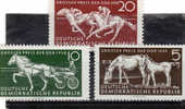 DDR  - Serie  N. 360/62**,Yvert, Gran Premio Ippico - Horses