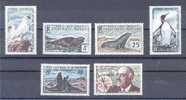 TAAF / FSAT,  6 STAMPS 1959-63 NEVER HINGED **! - Nuevos