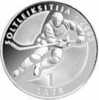 Latvia-Ice Hockey Dedicated To The 2002 Olympic Winter Games In Salt Lake City-2005y-silver-proof - Lettonia