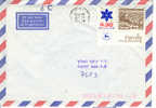 Magen David 1975-80: 4,30 Lira Tabbed On Commercial Cover Combined With Labdscapes - Cartas & Documentos