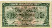 10  FRS 1-02-1943   N28 - 10 Francs-2 Belgas