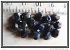 Lot De 10 Perles De Bohème Brun Irisé Iris Brown 6mm - Perles