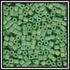 Lot De 25 Perles Miyuki Cubes Matte Opaque Green AB 4mm - Pearls