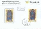 AUTRICHE Carte MAXIMUM  Num.Yvert 2285 NOEL LA NATIVITE VITRAIL DE L EGLISE HOHENEMS - Maximumkarten (MC)