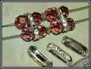 Lot De 2 Intercalaires Spacers Perles Strass Véritable Cristal Swarovski 2 Trous 16x6mm - Parels