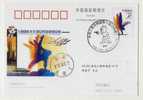 China 2005 The 10th National Sport Game Special PMK 1st Day Used On Card Shooting - Tir (Armes)