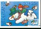 PAYS BAS CARTE MAXIMUM NUM.YVERT 1212 ENFANT ET BONHOMME DE NEIGE - Cartes-Maximum (CM)