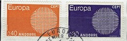 Andorra (fr.) - Mi-Nr 222/223  Gestempelt / Used (M109) - 1970