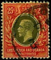 GREAT BRITAIN (EAST AFRICA & UGANDA)..1912..Michel# 48 W...used. - Protettorati De Africa Orientale E Uganda