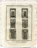 "ARCHITECTURE, Croisées Relatives Aux Cinq Ordonnances Des Ordres D´Architecture . Pl. 11" - Arquitectura