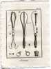 "CHIRURGIE . Pl. 35". EAU FORTE DU XVIIIe S. - Medical & Dental Equipment