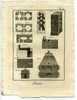 "CHIMIE . Pl. 4". EAU FORTE DU XVIIIe S. - Otros & Sin Clasificación