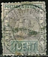 BRITISH GUIANA..1889..Michel # 81...used. - Guyane Britannique (...-1966)