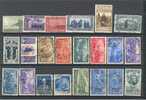 ITALY - VERY NICE GROUP, MOSTLY USED STAMPS 1926-1952, Michel  Euro 566 - Collections