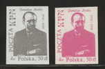 POLAND SOLIDARNOSC SOLIDARITY KPN 1987 JAROSLAW STECKO SET OF 2 (SOLID 0546/0029) - Vignettes Solidarnosc