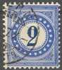 Switzerland Postage Due First Issue 1878-92 Zum 2IN / Mi 2  Used / Obl. / Gestempelt - Segnatasse