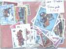 LOT DE100 TIMBRES DIFFERENTS TRANSPORTS - Otros (Tierra)