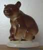 Russian Porcelain: Figurine Of BEAR - Autres & Non Classés