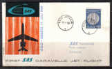 BOL1331 - VOLO SAS , CARAVELLE JET  17/7/959 - Storia Postale