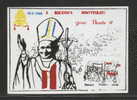 POLAND SOLIDARNOSC 10TH ANNIV PONTIFICATION POPE JP2 IMPERF MS (SOLID1013A/0664) - Vignettes Solidarnosc