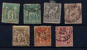 France 1876-78, Paix Et Commerce Ø  , Type I, Cote 180 Euros - 1876-1878 Sage (Tipo I)