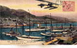 MONTE CARLO [Monaco] - Hydroaéroplane évoluant Au Dessus Du Port - Porto