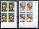 NEW CALEDONIA 6 STAMPS FLOWERS IMPERFORATED,  NEVER HINGED ** BLo4! - Andere & Zonder Classificatie