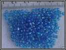 10g De Perles De Rocailles Indiennes Bleu Irisé - Perles