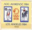 1984  OLYMPIC GAMES - L.ANGELES     S/S - MNH BULGARIA  / Bulgarie - Verano 1984: Los Angeles