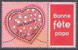 France Personnalisé N° 3747.A ** Cacharel 0.53 Euro; - Logo Bonne Fête Papa - Gomme Brillante - Nuevos