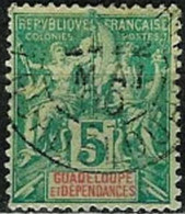 GUADELOUPE..1892..Michel # 30...used. - Gebraucht