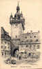 SELESTAT / TOUR DES CHEVALIERS - ILLUSTRATION SIGNÉE: ALBERT ROBIDA - À VOIR ! (y-257) - Selestat