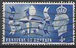 Grande Bretagne - 1951 - Y&T  261 - S&G  514 - Oblit. - Storia Postale